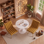 Set of 2 Velvet Dining Seating