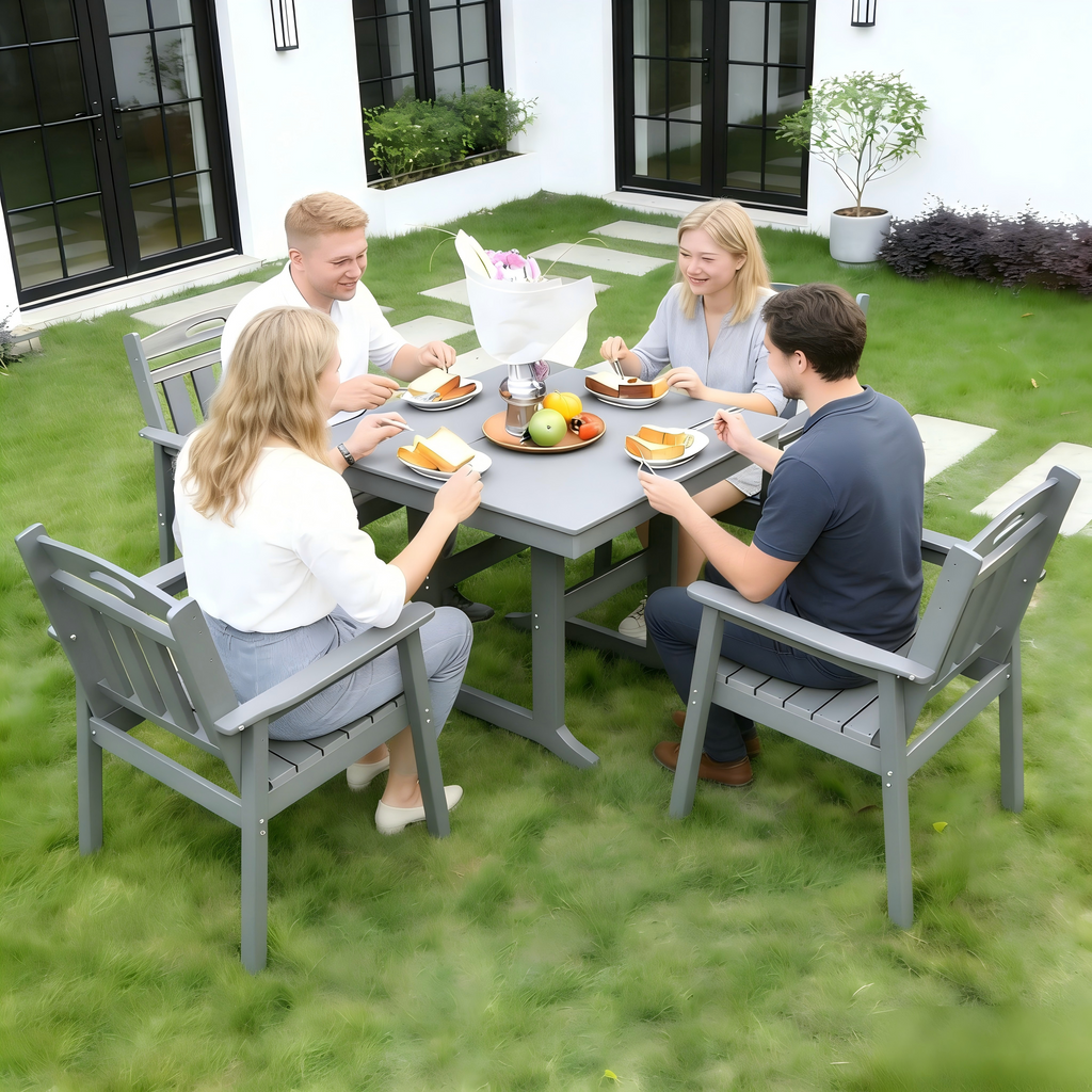HDPE Outdoor Patio Dining Set