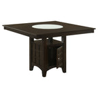 Tolland Cappuccino 1-Door Storage Counter Height Dining Table