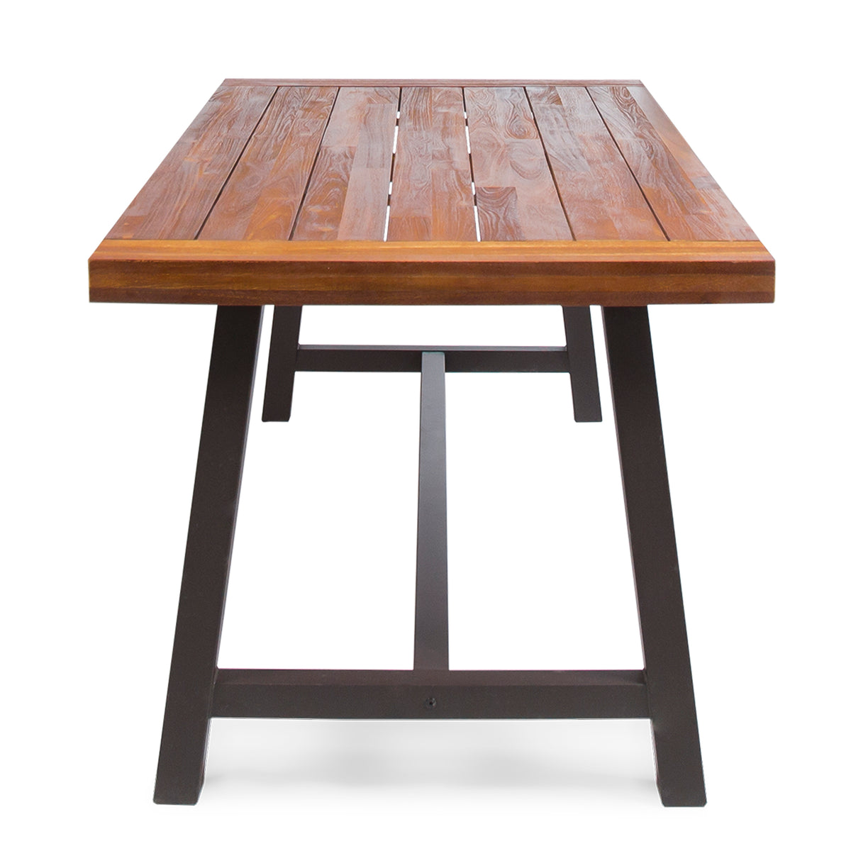 Carlie Outdoor Sandblast Finished Dining Table