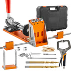 34 Pcs Pocket Hole Jig Kit