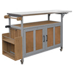 Foldable Outdoor Kitchen Island Cart