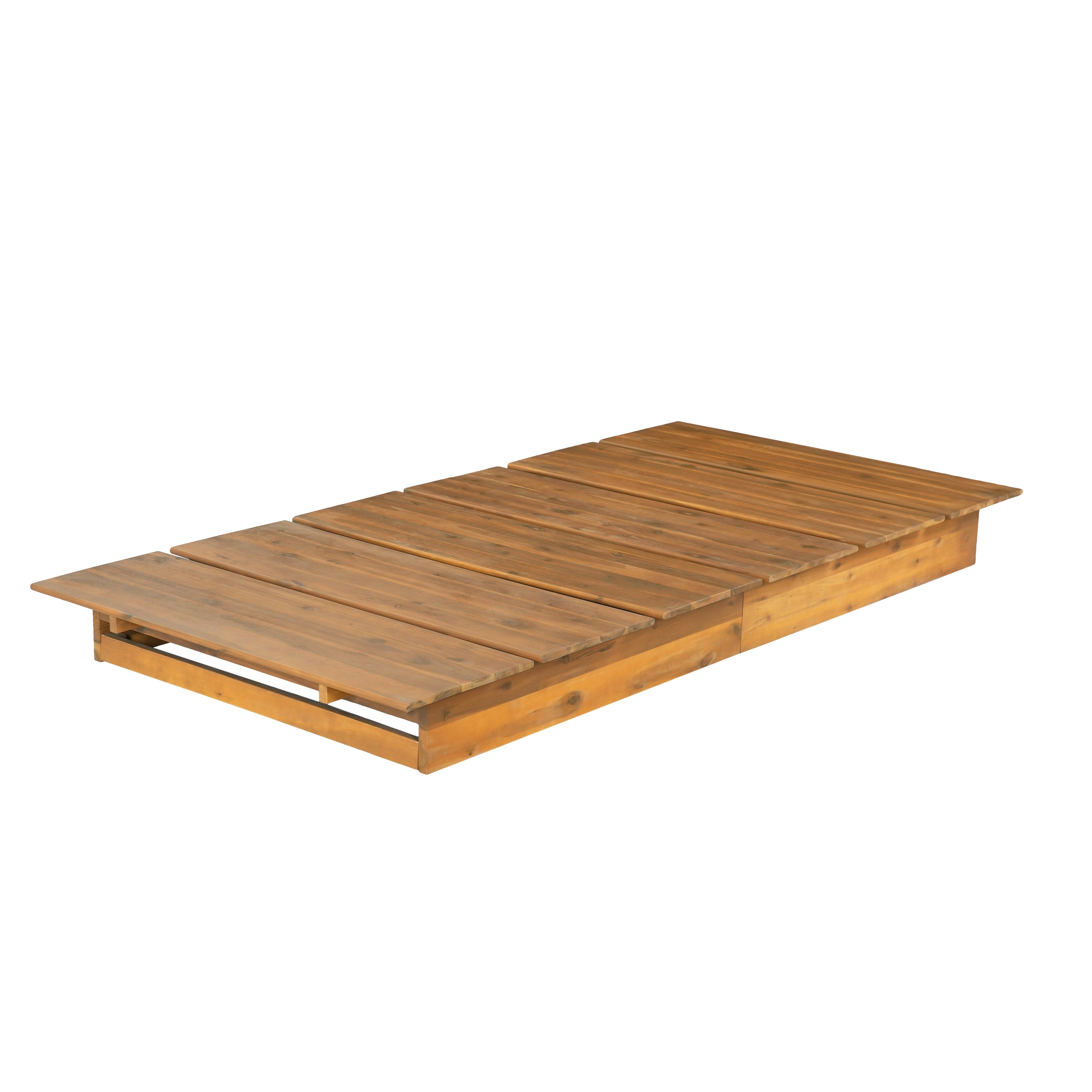 Acacia Wood Outdoor Chaise Lounge