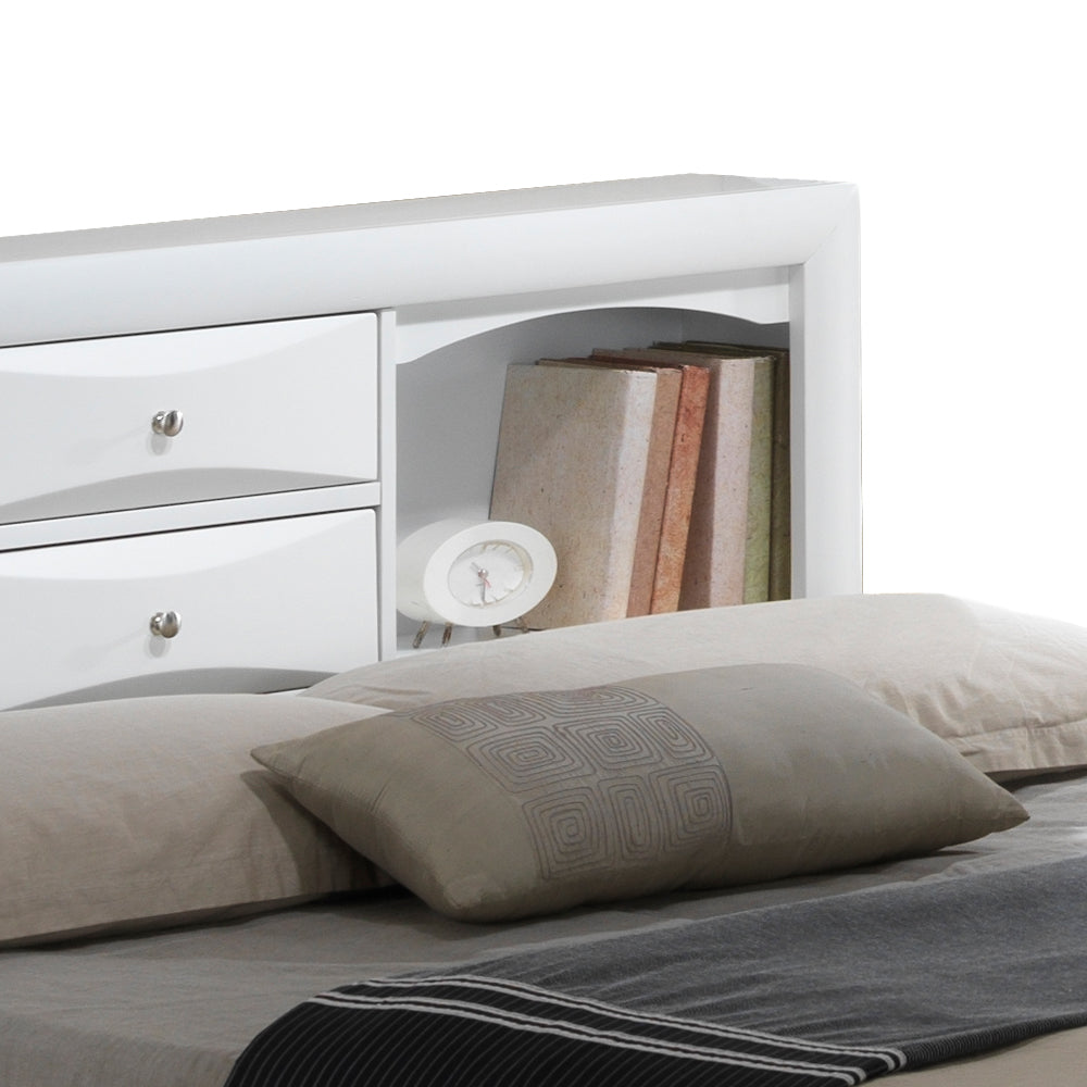 Stylish Contemporary Queen Storage Bed