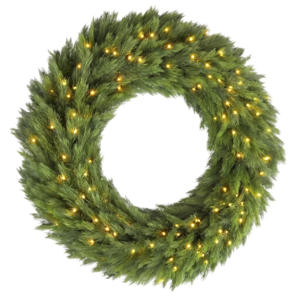 36 in Pre-Lit Norwegian Spruce Christmas Wreath