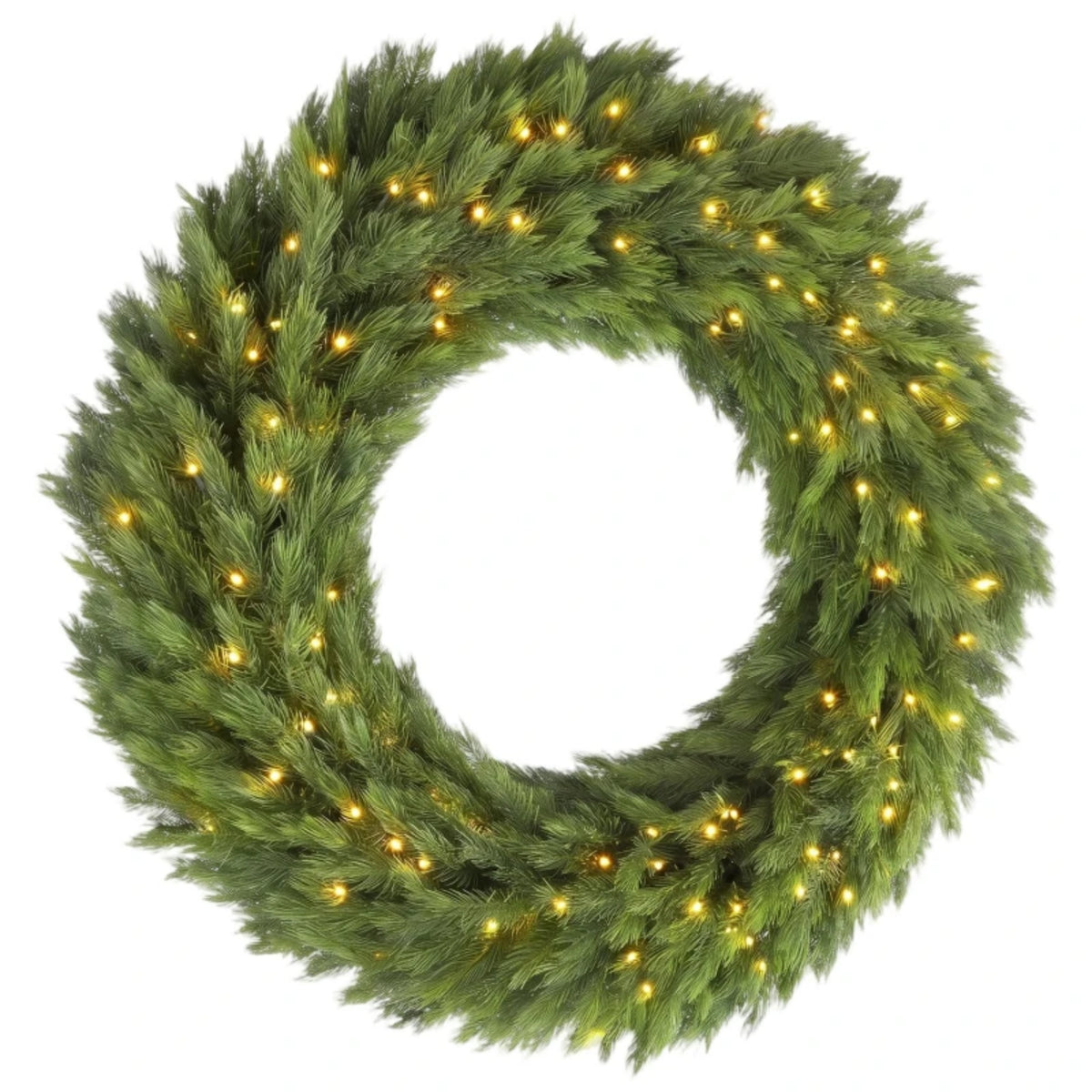 36 in Pre-Lit Norwegian Spruce Christmas Wreath
