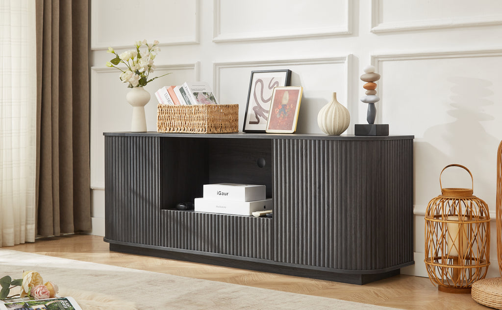 64-Inch Wavy TV Stand