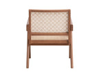 3-Piece Solid Wood Accent Chair Set and Matching End Table