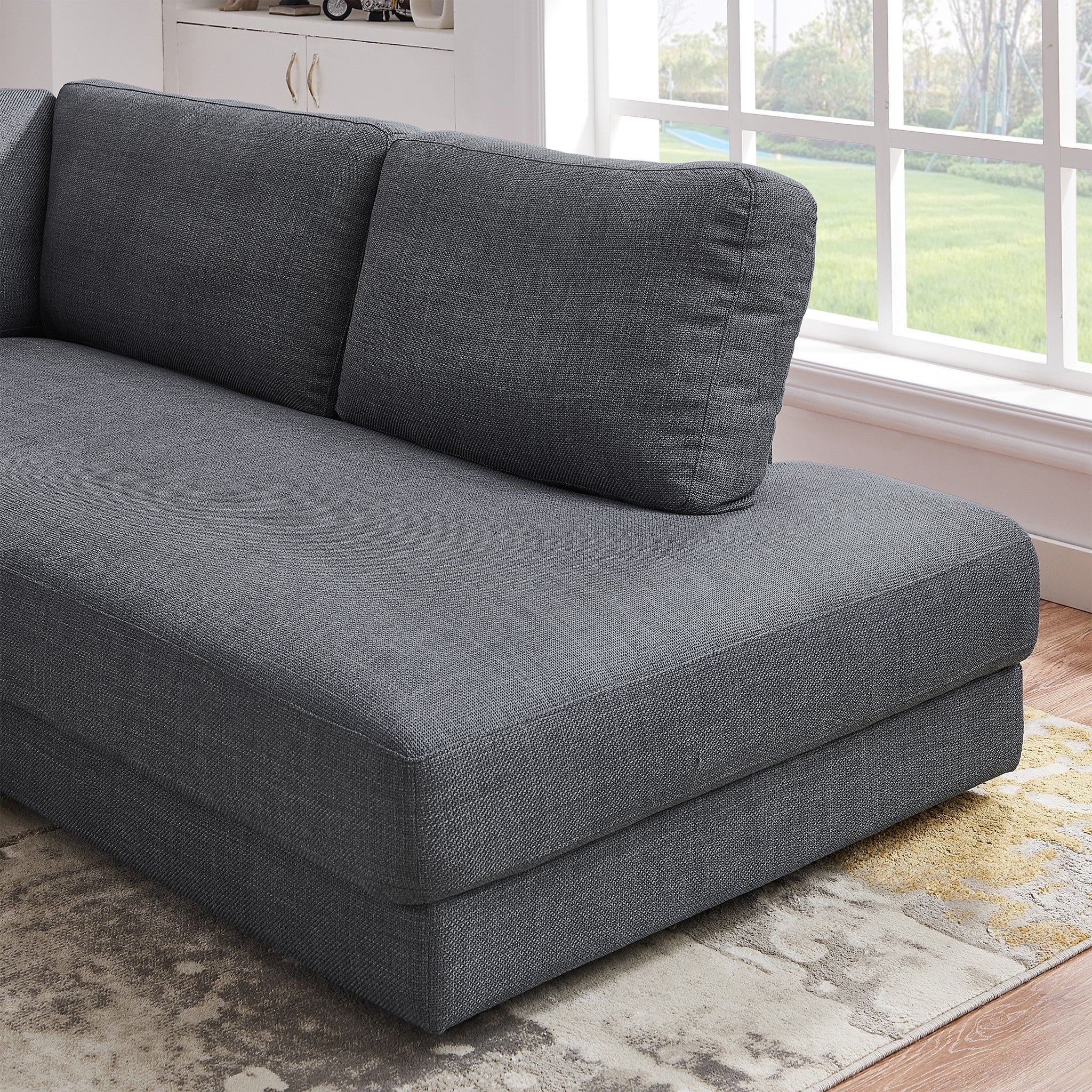 Glander Cozy Sectional Sofa Right Facing