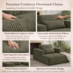 Sofa Bed - 62.6" x 48.23" Compressed Couch with Lumbar Pillows