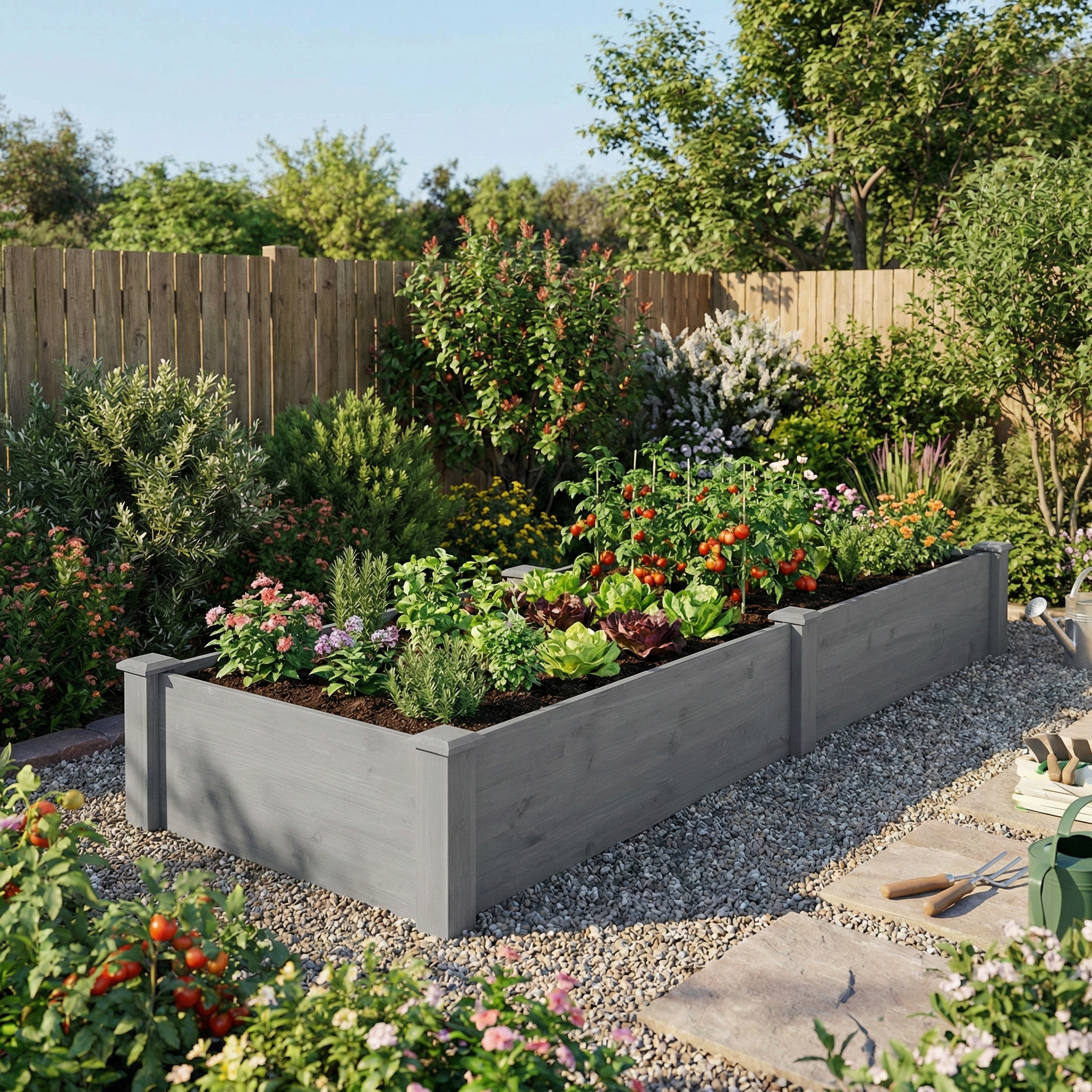 Over Ground Raised Garden Bed 96x28x10''