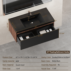 42'' Floating Bathroom Vanity with Sink