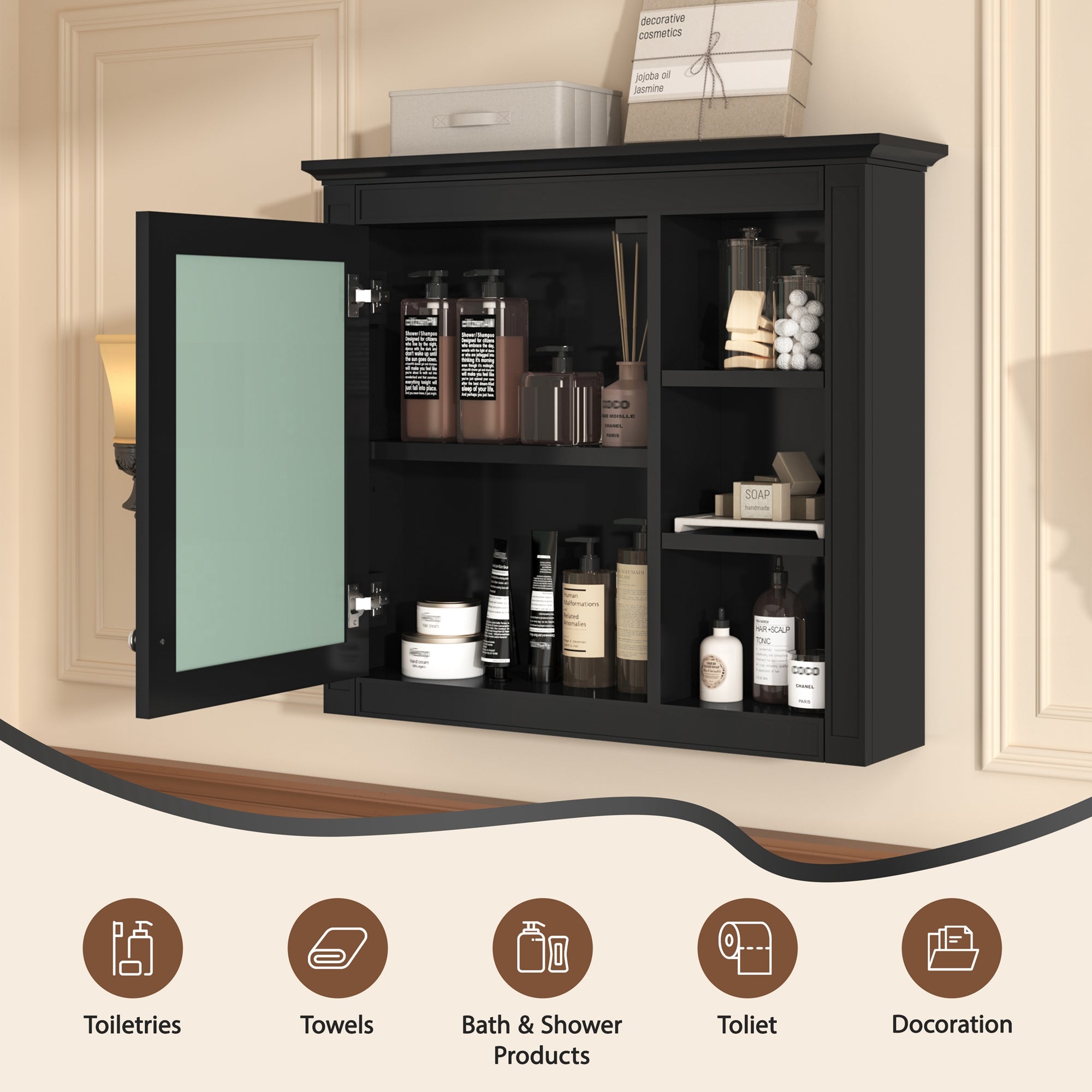 30'' x 28'' Medicine Cabinet with Mirror