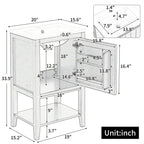 20" Bathroom Vanity with Sink - Black Cabinet