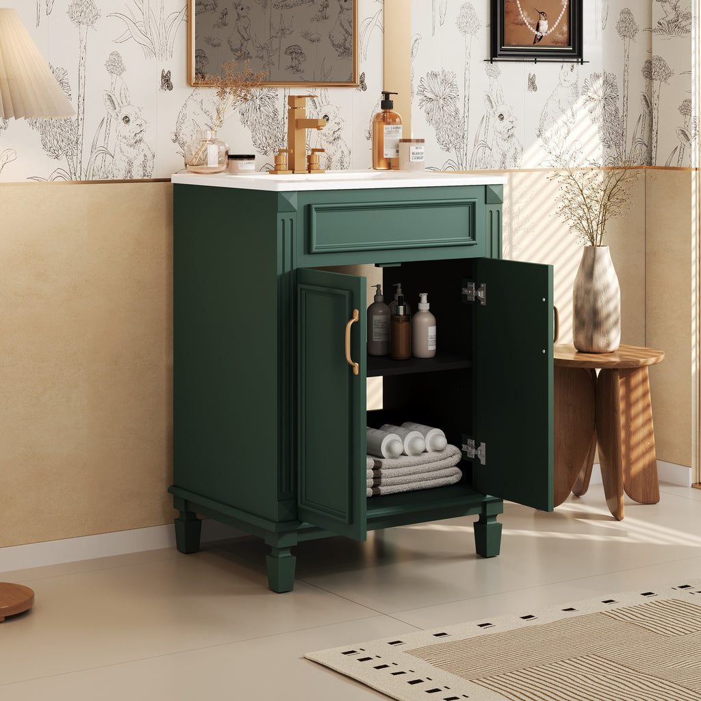 24'' Bathroom Vanity with Top Sink