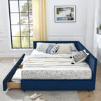 Queen Size Storage Upholstered Tufted Bed Frame