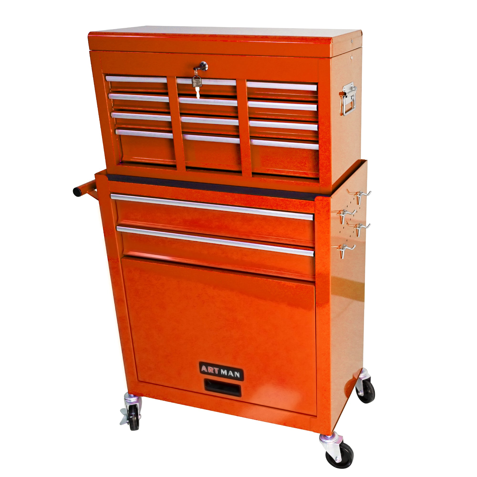 High Capacity Rolling Tool Chest with Wheels and Drawers