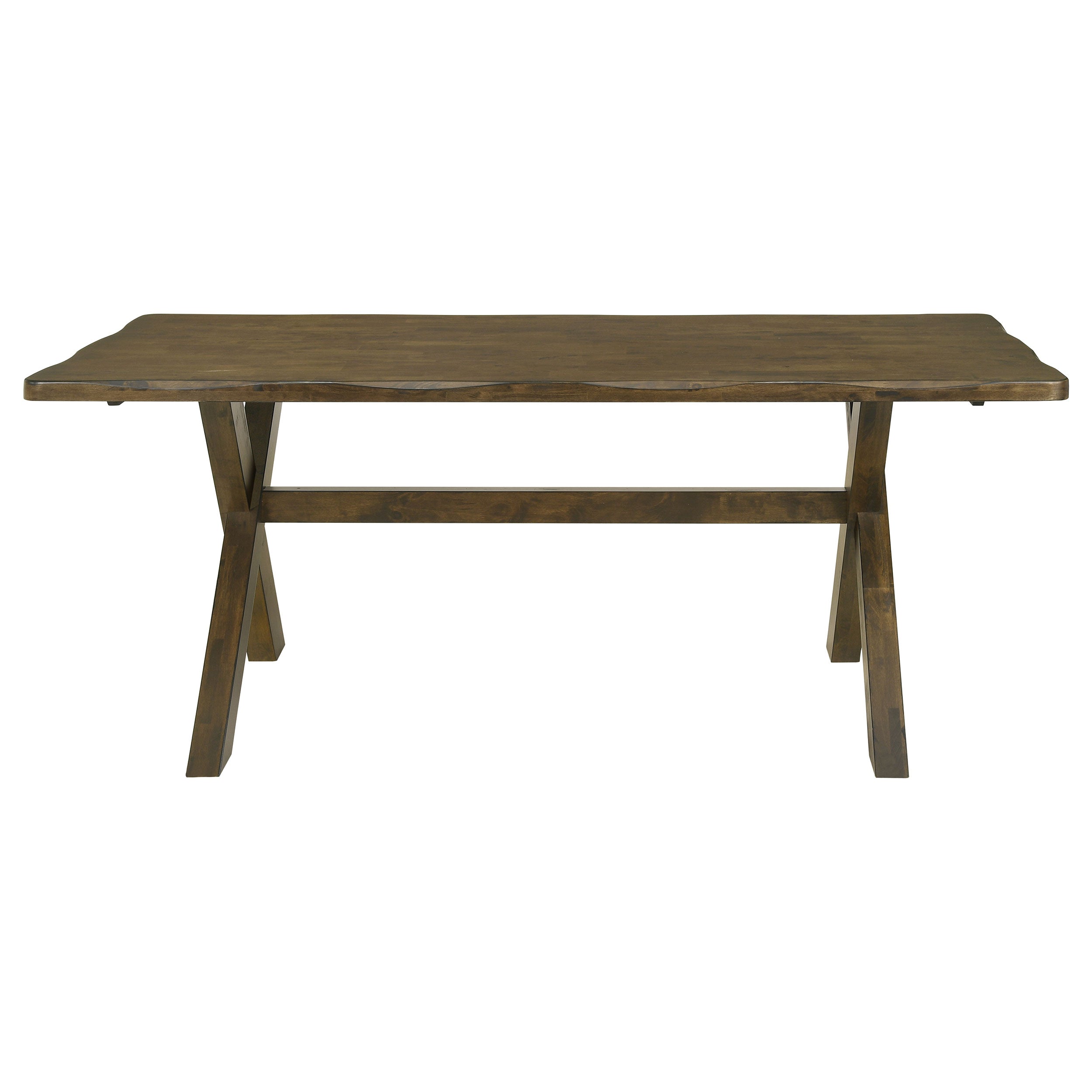 Carbon Knotty Nutmeg Rectangular Dining Table