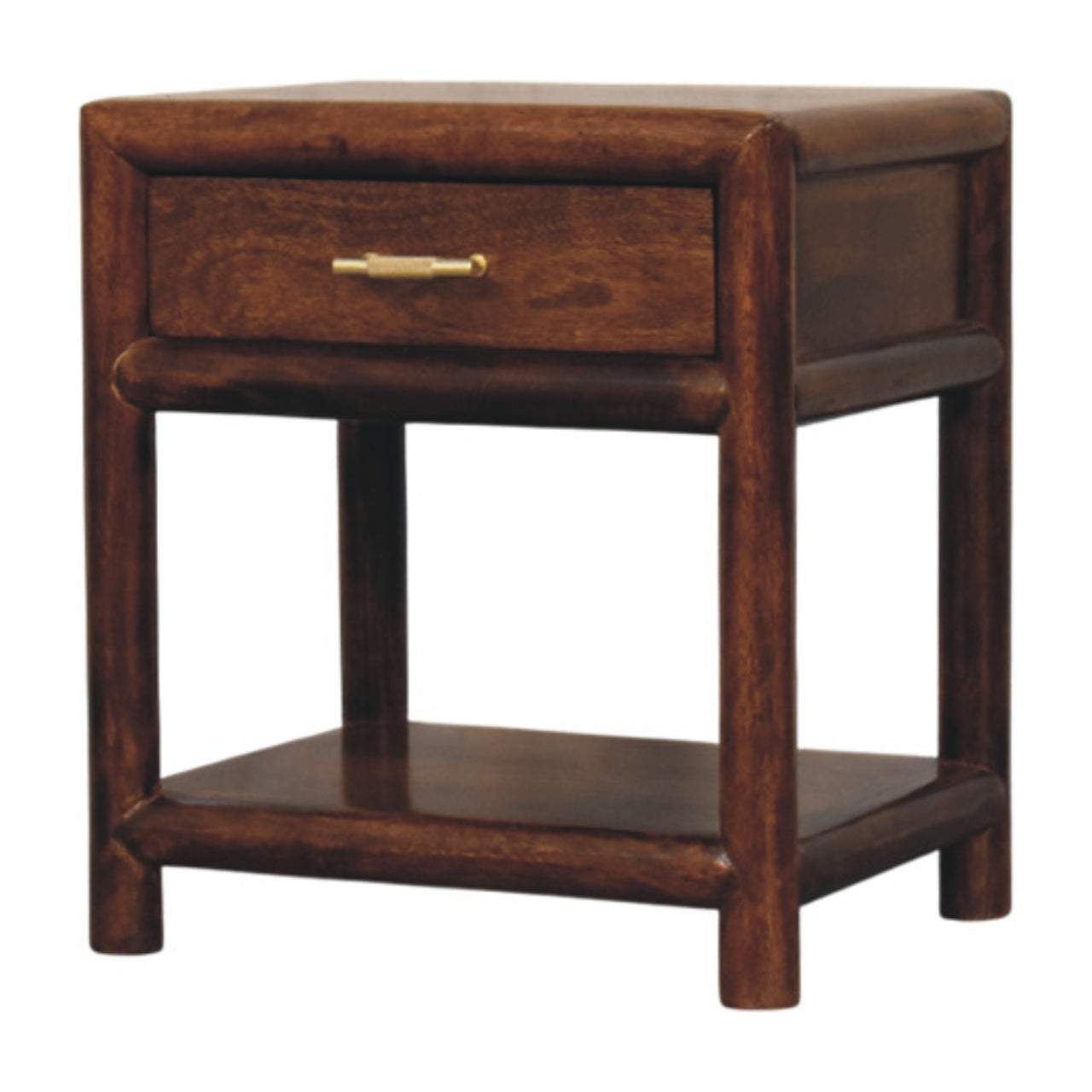 Solid Wood Regency Chestnut Nightstand