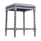 Set of 2 26'' Counter Stools with Upholstered Seat