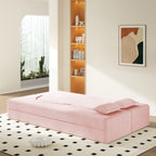 Modern Floor Sofa with 2 Pillows