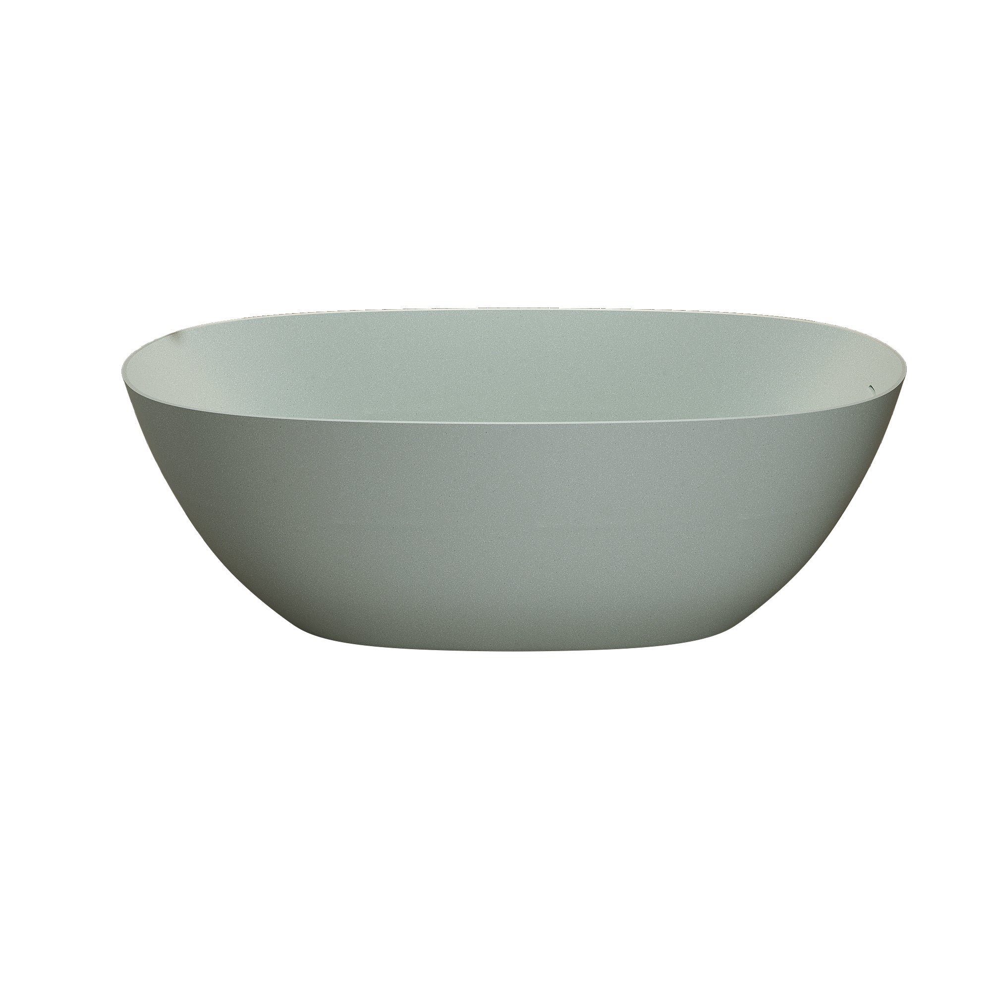 69'' Freestanding Bathtub Resin Stone Soaking Bathtub