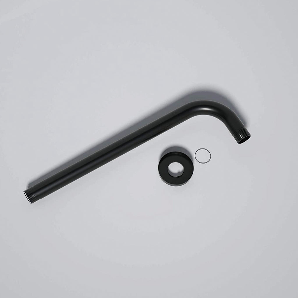 16" Shower Arm with Flange, Matte