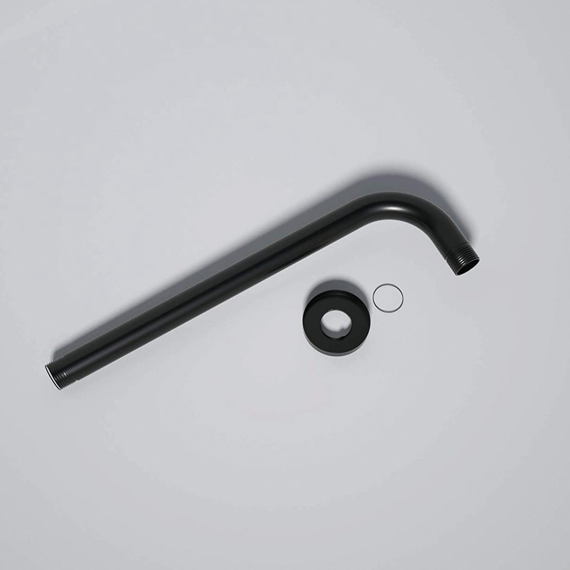 16" Shower Arm with Flange, Matte