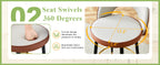 360° Rotatable Bar Chair - Modern