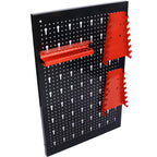 4ft Metal Pegboard Wall Organizer