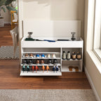 Entryway Bench with Shoe Storage