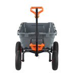 Poly Garden Dump Cart with Steel Frame