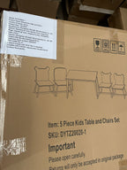5 Piece Kiddy Table and Chair Set