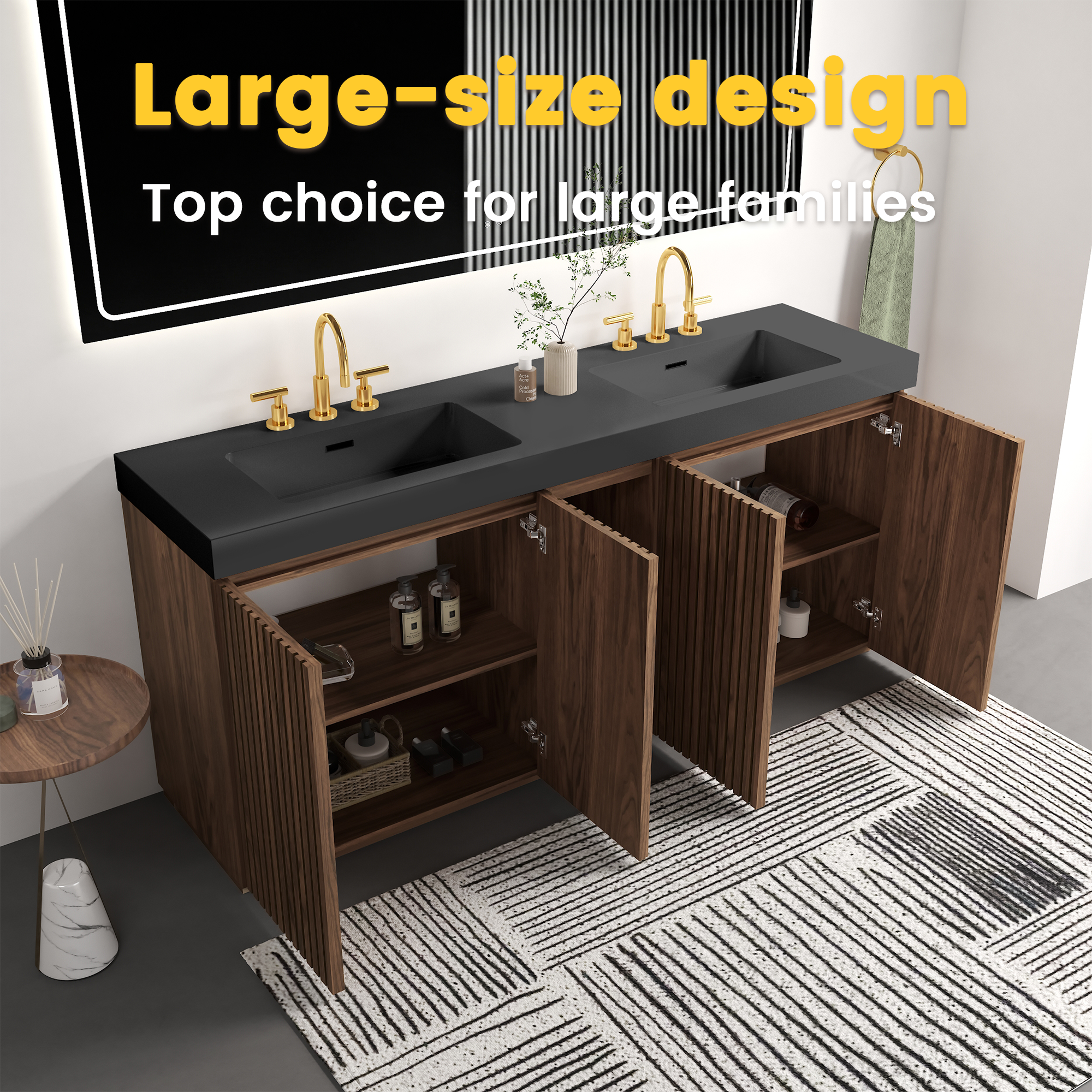 Galan 72F Winston Bathroom Vanity
