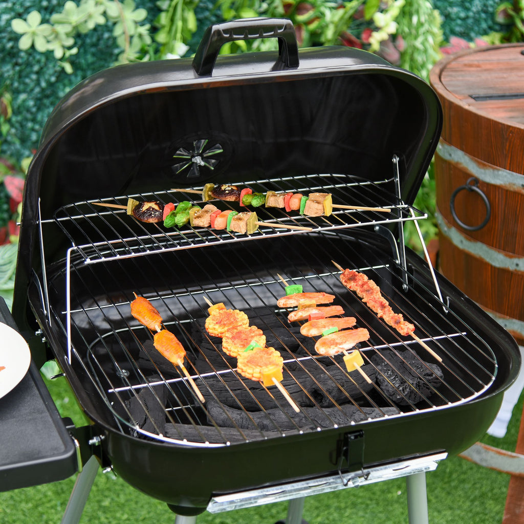 Outsunny 21" Portable Charcoal BBQ Grill