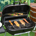 Outsunny 21" Portable Charcoal BBQ Grill