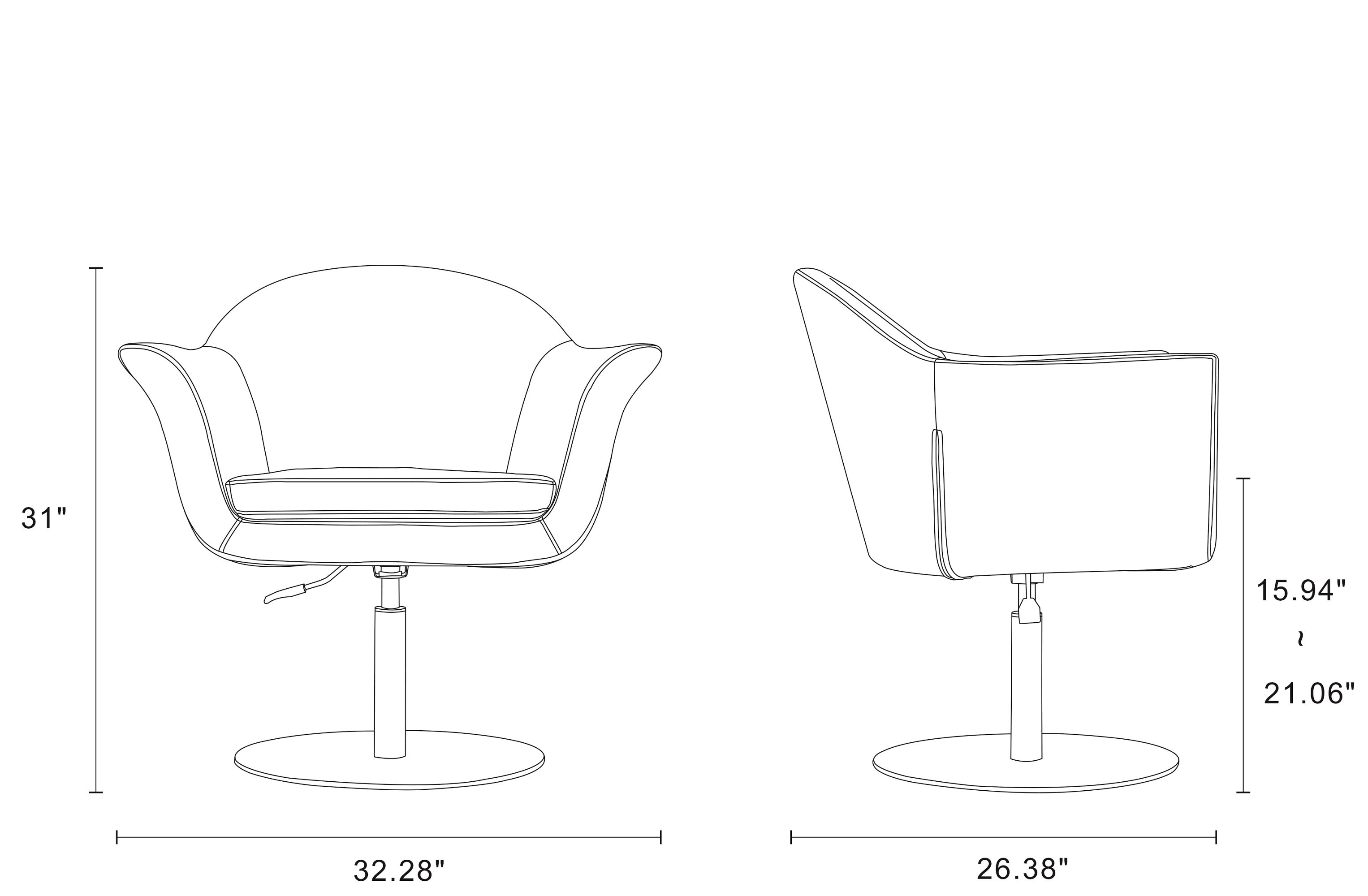Voyager Woven Blend Swivel Lounge Chair