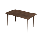 Carlos Solid Wood Dining Table and 4 Side Chairs