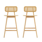 Bari Indoor Wood Barstool