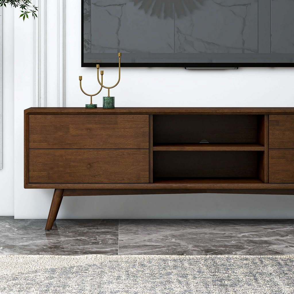 Caroline Mid Century Modern Style TV Stand