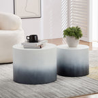 MDF with Ash/Oak/Walnut Veneer Side Table Set