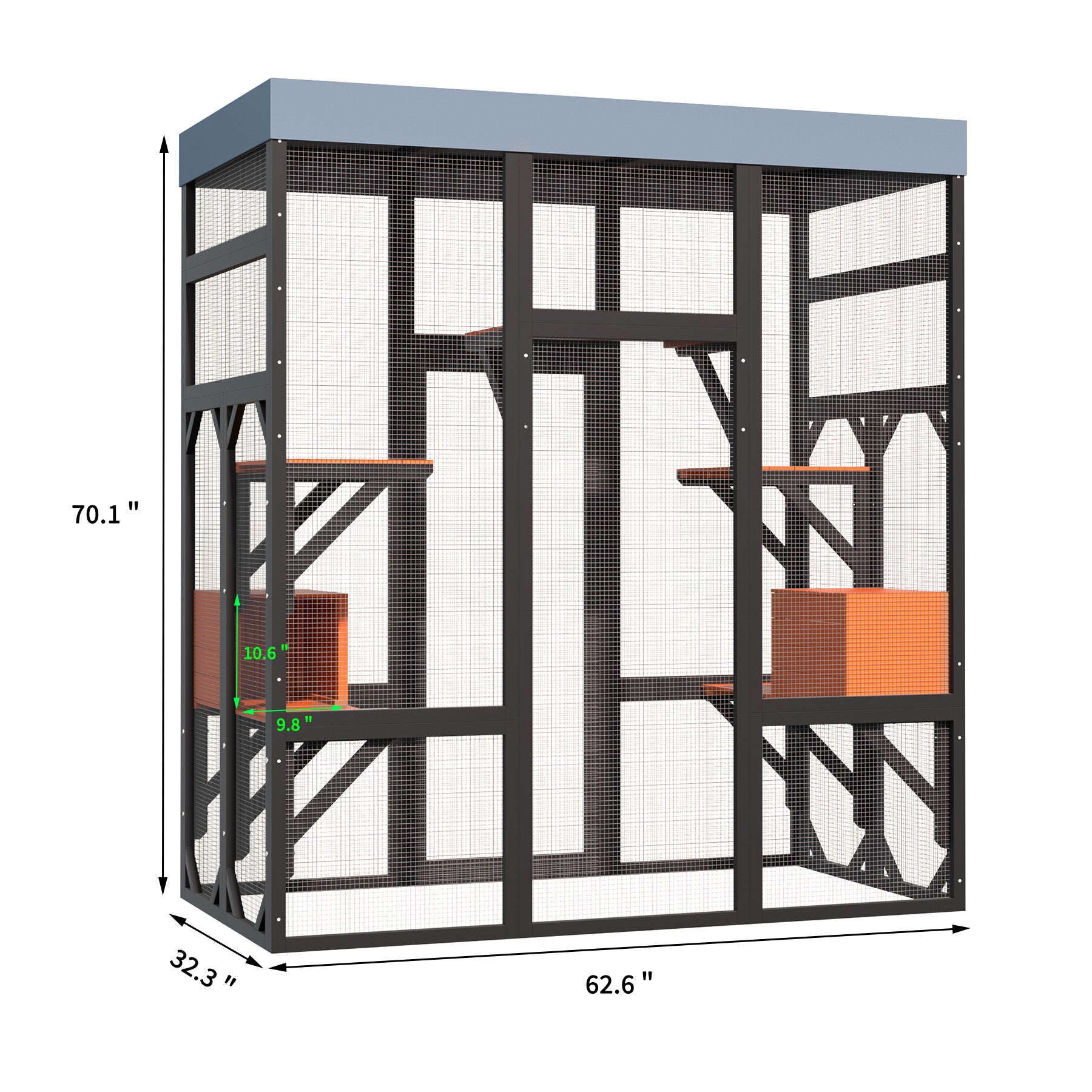 Premium Solid Wood Pet Enclosure