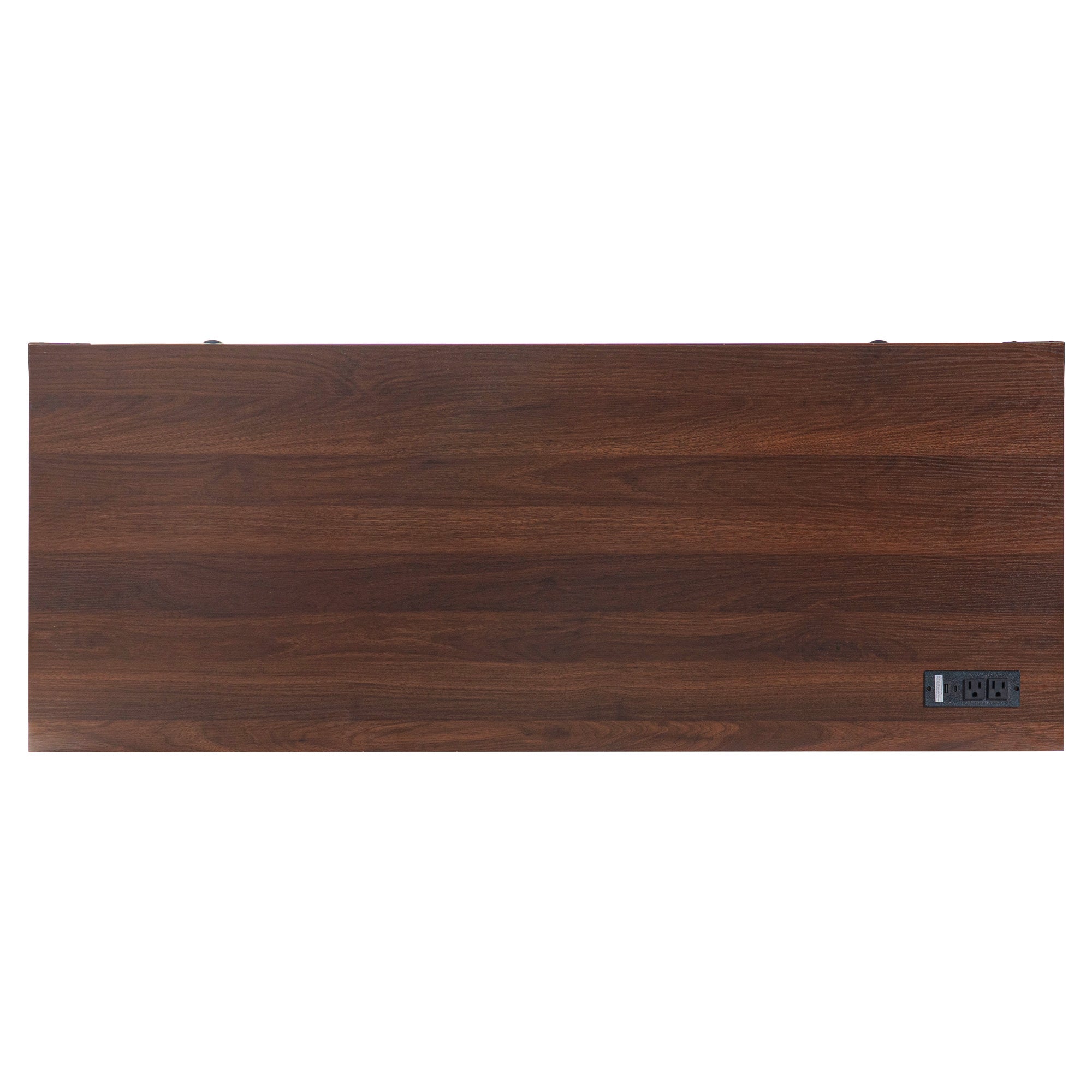 K&K 53.2" Farmhouse Fridge Cabinet