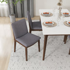 Top Quality Laura Mid-Century Modern Solid Wood Dining Chair Set of 2