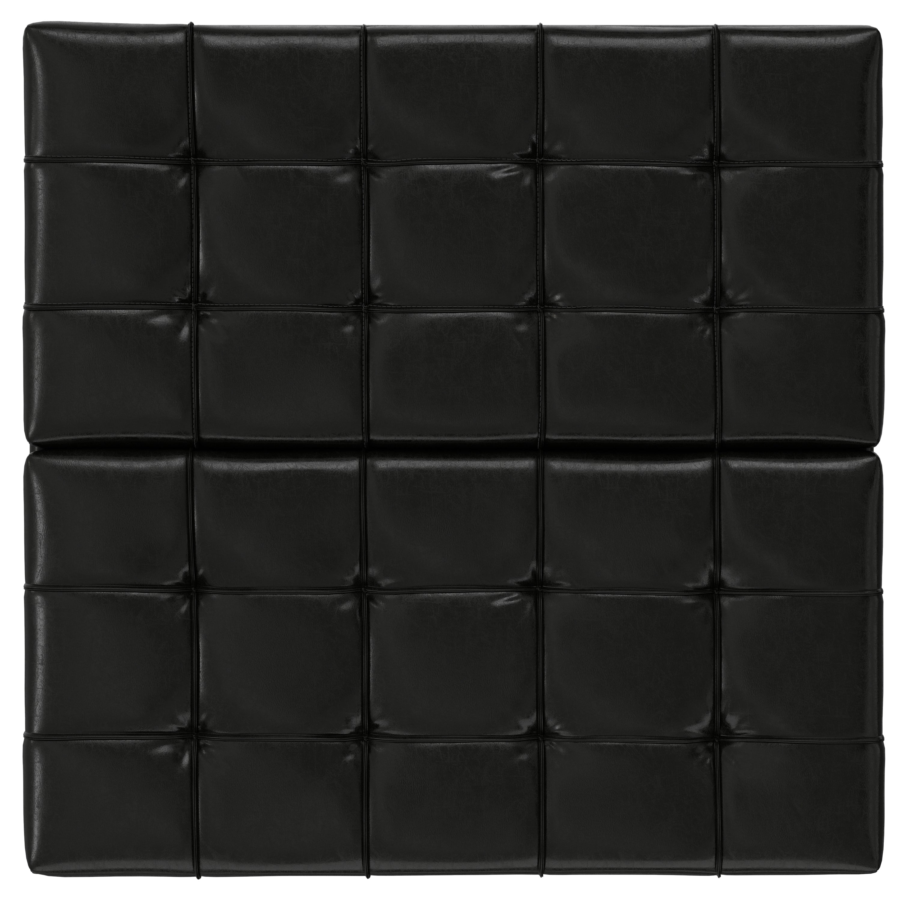 Harrison 40 Inch Wide Large Square Coffee Table Storage Ottoman