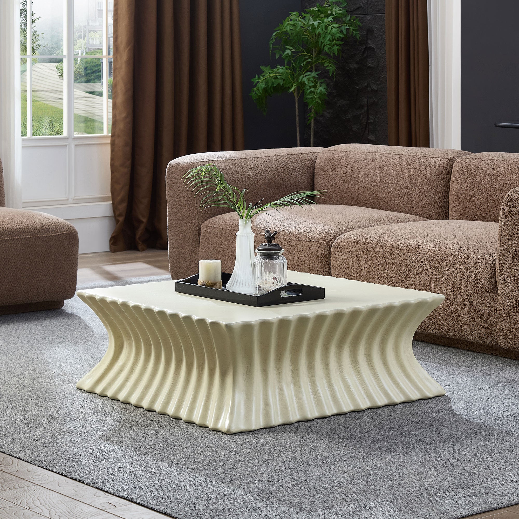 35.43 Inch Square Coffee Table