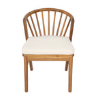 Outdoor Dining Chairs Set of 2 - Acacia Wood Patio Chairs
