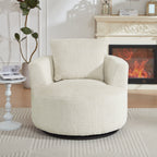 Compressible 360° Swivel Accent Chair