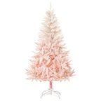 HOMCOM 7ft Unlit Spruce Artificial Christmas Tree with Realistic Branches