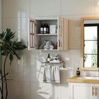 Wall Cabinet with Glass Doors